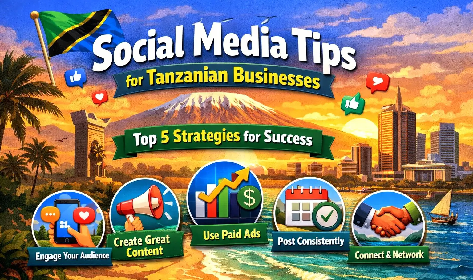 Top 5 Social Media Tips for Tanzanian Businesses