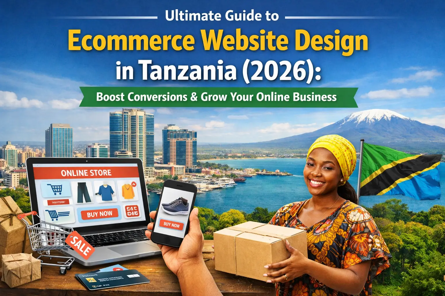 Ultimate Guide to Ecommerce Website Design in Tanzania (2026): Boost Conversions & Grow Your Online Business