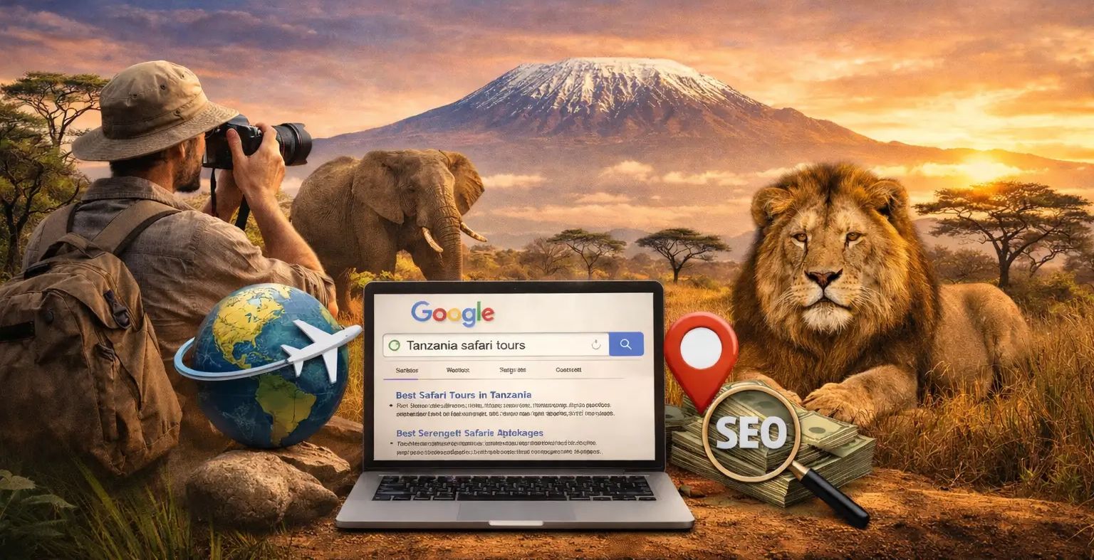 SEO for Tour and Safari Companies in Tanzania: How to Get International Bookings Without Travel Agents